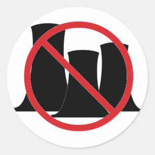Sticker Rond Aucunes armes nucléaires
