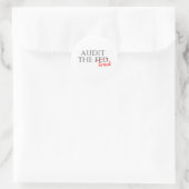 Sticker Rond Audit de la fraude (Sac)