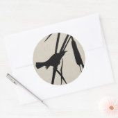 Sticker Rond Audubon Silhouette II (Enveloppe)