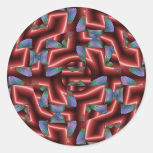 Sticker Rond Auganyred