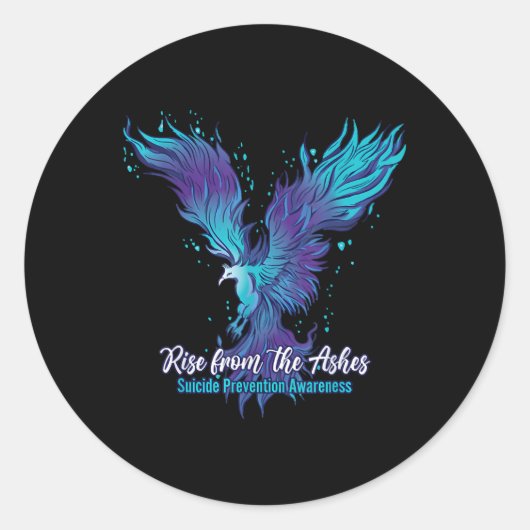 Sticker Rond Augmentation Des Cendres, Sensibilisation À La Pré (Devant)