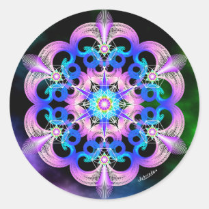 Sticker Rond Augmentation des fréquences