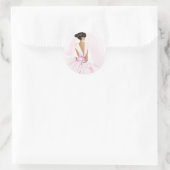 Sticker Rond Aujourd'hui c'est joli (Sac)