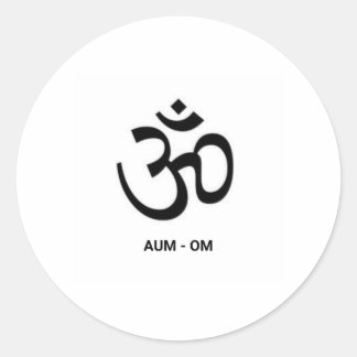 STICKER ROND AUM
