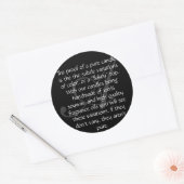 Sticker Rond Aura-La Preuve (Enveloppe)