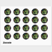 Sticker Rond Aurora (Feuille)