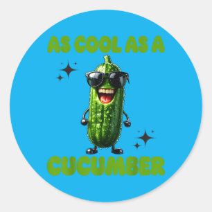 Sticker Rond Aussi cool qu'un partage de Cride drôle Partage de