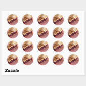 Sticker Rond Aussi Facile Que Le Pie (Feuille)