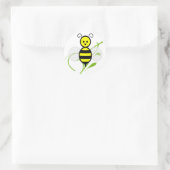 Sticker Rond Aussi Occupé Qu'Une Abeille (Sac)