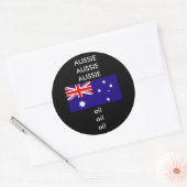 Sticker Rond Aussie Aussie Sport Chant (Enveloppe)