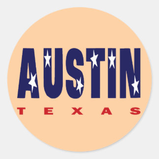 STICKER ROND AUSTIN, TEXAS
