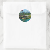 Sticker Rond Austin, Texas de 360 Bridge (Sac)