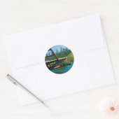 Sticker Rond Austin, Texas de 360 Bridge (Enveloppe)