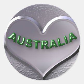 STICKER ROND AUSTRALIE