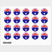 Sticker Rond australie (Feuille)