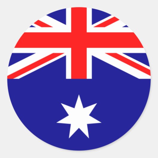 Sticker Rond australie (Devant)