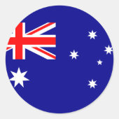 Sticker Rond australie (Devant)