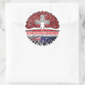 Sticker Rond Australie Arbre austral suisse (Sac)