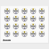 Sticker Rond Australie occidentale (Feuille)