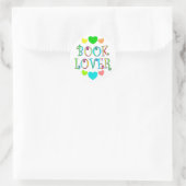 Sticker Rond Auteur de livres (Sac)