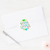Sticker Rond Auteur de livres (Enveloppe)