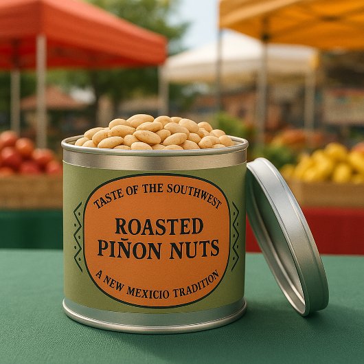 Sticker Rond Authentic Hatch Green Chile Custom Spice Label