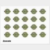 Sticker Rond Authentic Life Saver (Feuille)