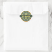 Sticker Rond Authentique Glazier (Sac)