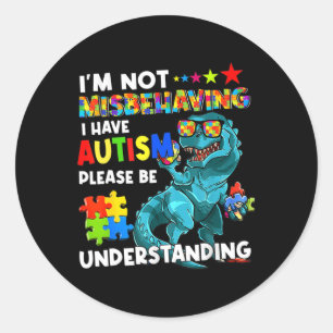Sticker Rond Autism