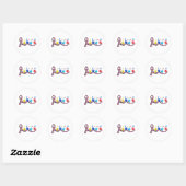 Sticker Rond Autism (Feuille)
