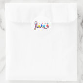Sticker Rond Autism (Sac)