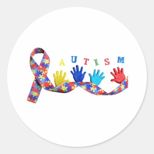 Sticker Rond Autism (Devant)