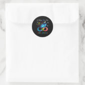 Sticker Rond Autism Aware (Sac)