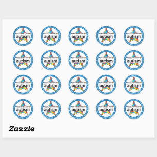 Sticker Rond Autism Decal Programme Autism Decal Program