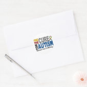 Sticker Rond AUTISM Trouver Le Cure 1 (Enveloppe)
