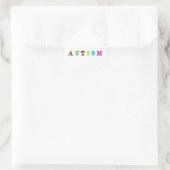 Sticker Rond Autisme (Sac)