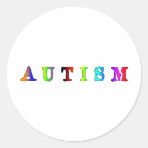 Sticker Rond Autisme