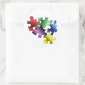 Sticker Rond Autisme (Sac)