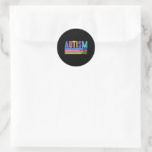 Sticker Rond Autisme Accepter Comprendre Adapt Advocate Special (Sac)