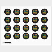 Sticker Rond Autisme Accepter Soutien Comprendre L'Amour Différ (Feuille)