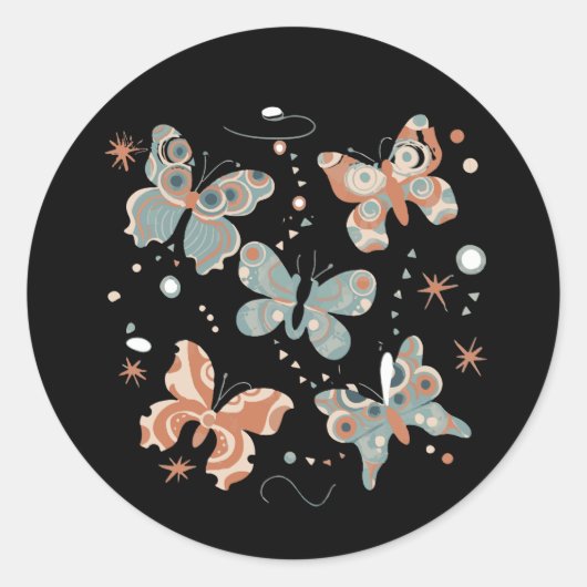 Sticker Rond Autisme autiste Sensibilisation sur l'autisme papi (Devant)