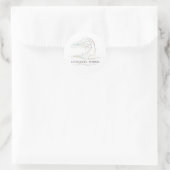 Sticker Rond Autisme Fil Unique (Sac)