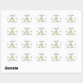 Sticker Rond Autisme Hope (Feuille)