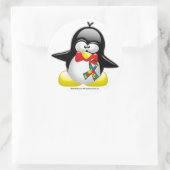 Sticker Rond Autisme Penguin (Sac)