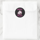 Sticker Rond Autistic Princess Opossum 3 (Sac)