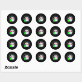 Sticker Rond Autocariste (Feuille)