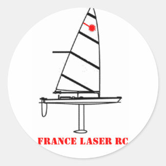Sticker Rond Autocolant rond FRANCE LASER RC