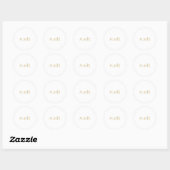 Sticker Rond Autocollant24 (Feuille)