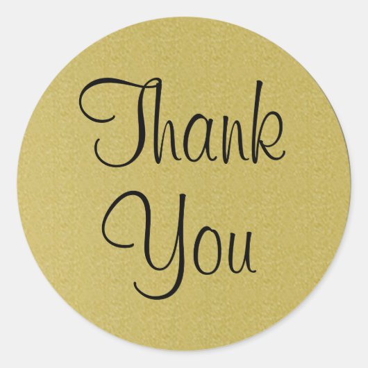 Sticker Rond Autocollant/joint de Merci (Devant)