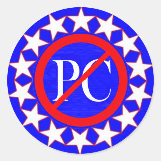 Sticker Rond autocollant_NO "PC"